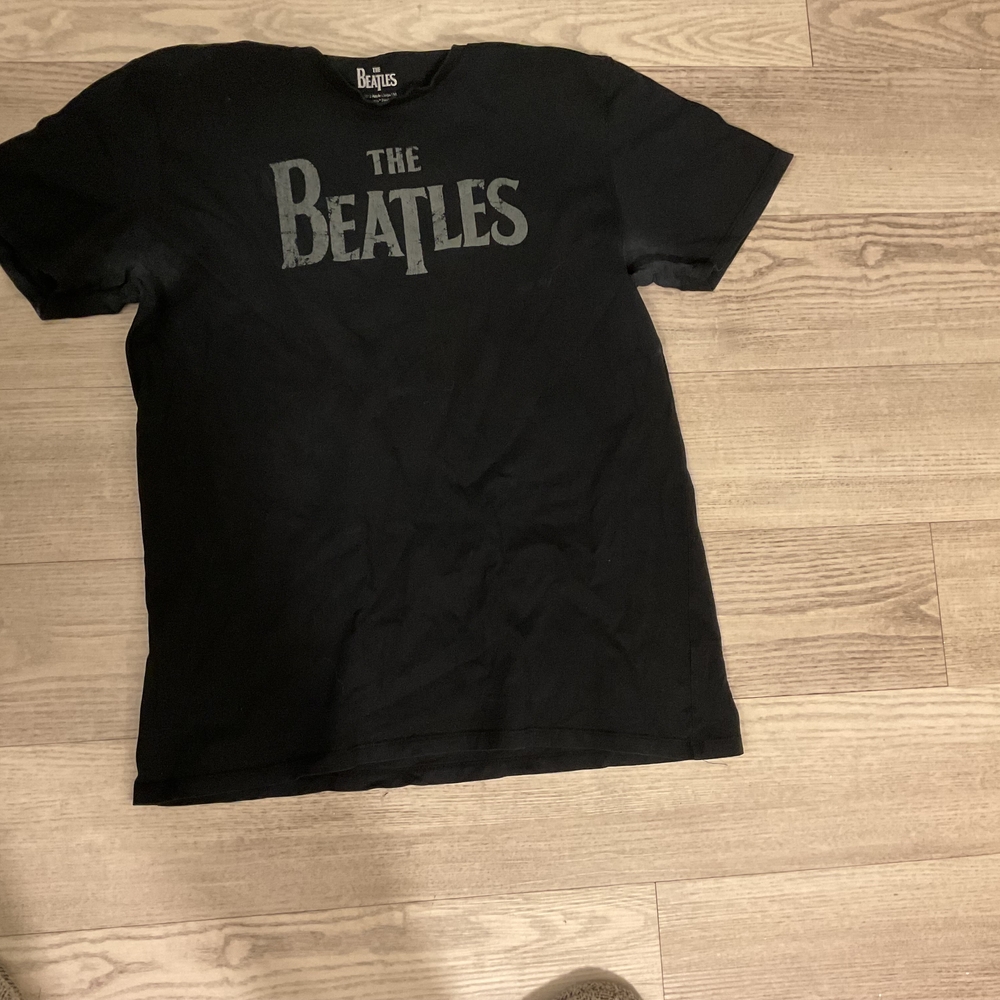The Beatles Black Short Sleeve Tee